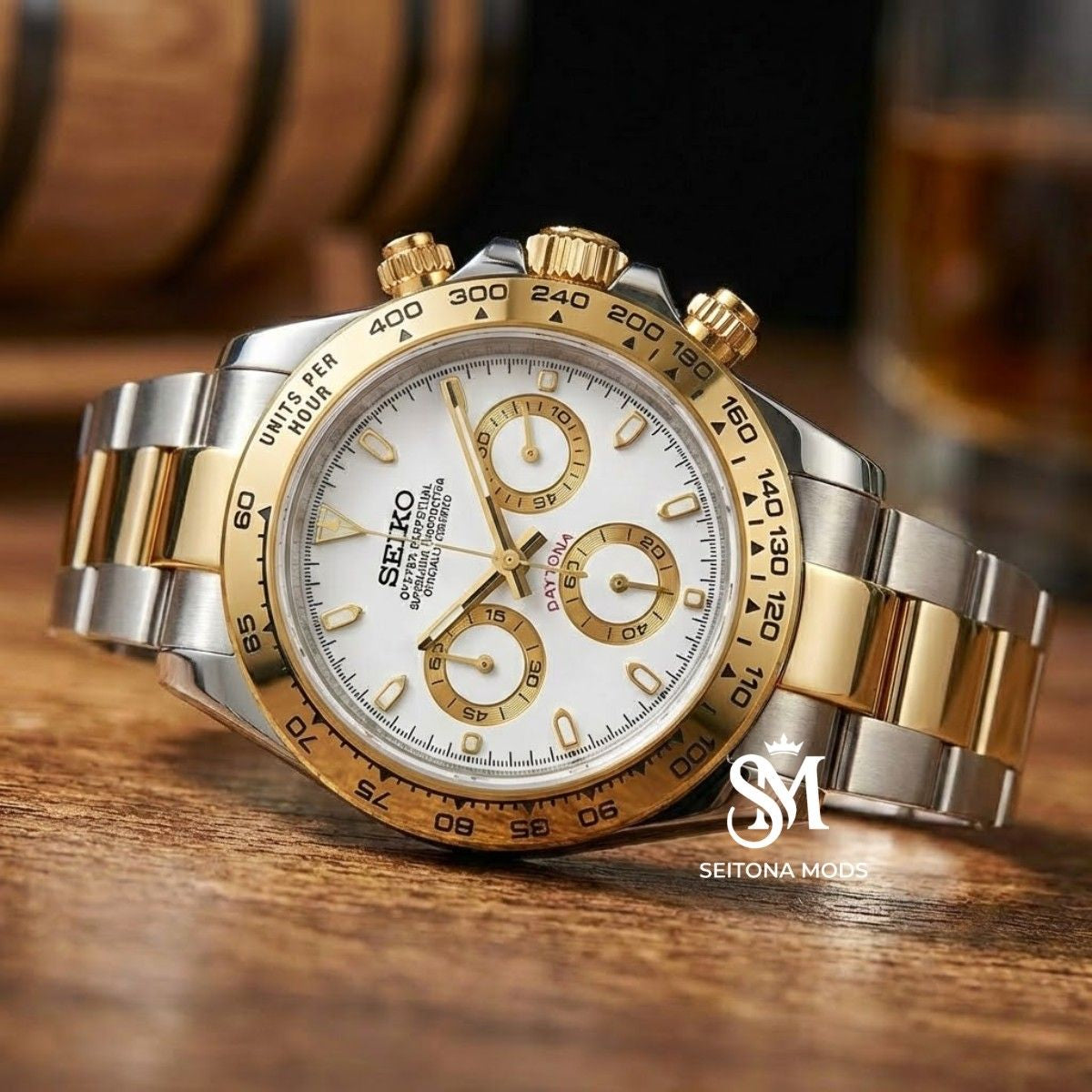 Seitona Silver Gold White