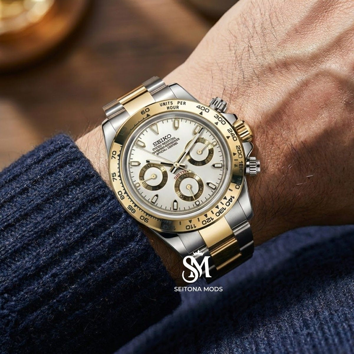 Seitona Silver Gold White